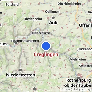 Kartenvorschau Creglingen