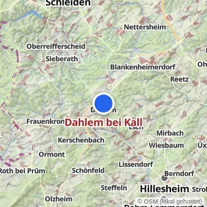 Kartenvorschau Dahlem bei Kall