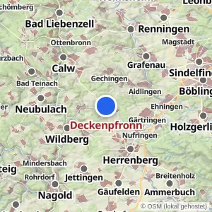 Kartenvorschau Deckenpfronn