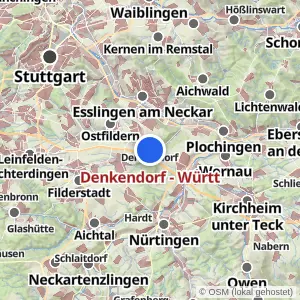 Kartenvorschau Denkendorf - Württ