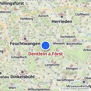 Kartenvorschau Dentlein a.Forst