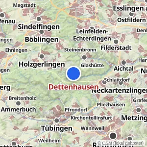 Kartenvorschau Dettenhausen