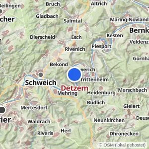 Kartenvorschau Detzem