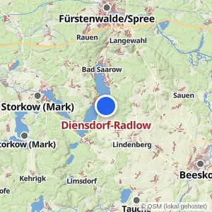 Kartenvorschau Diensdorf-Radlow