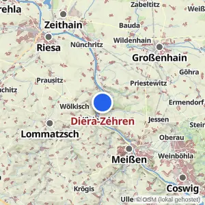 Kartenvorschau Diera-Zehren