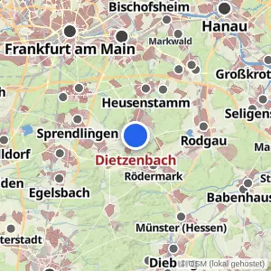 Kartenvorschau Dietzenbach