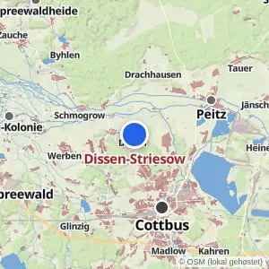 Kartenvorschau Dissen-Striesow