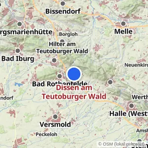 Kartenvorschau Dissen am Teutoburger Wald