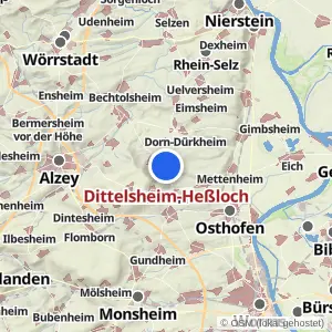 Kartenvorschau Dittelsheim-Heßloch