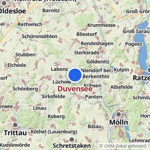 Kartenvorschau Duvensee