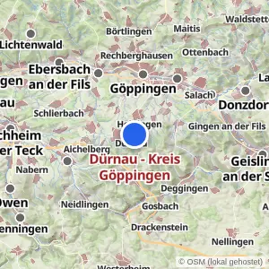 Kartenvorschau Dürnau - Kreis Göppingen