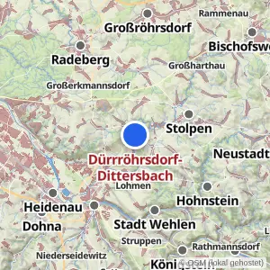 Kartenvorschau Dürrröhrsdorf-Dittersbach
