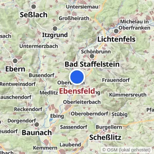 Kartenvorschau Ebensfeld