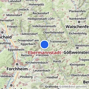 Kartenvorschau Ebermannstadt