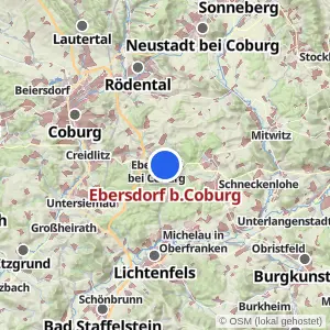 Kartenvorschau Ebersdorf b.Coburg