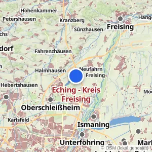 Kartenvorschau Eching - Kreis Freising