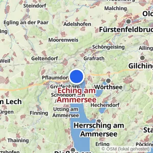 Kartenvorschau Eching am Ammersee