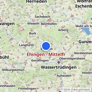 Kartenvorschau Ehingen - Mittelfr