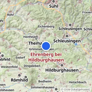 Kartenvorschau Ehrenberg bei Hildburghausen