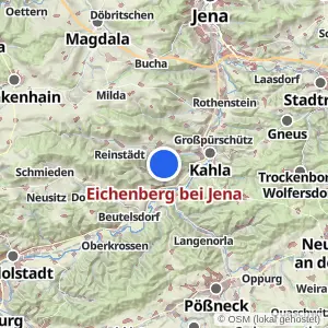 Kartenvorschau Eichenberg bei Jena