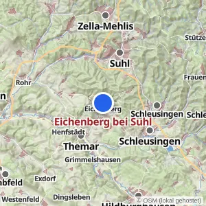 Kartenvorschau Eichenberg bei Suhl