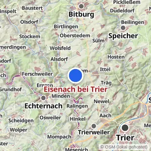 Kartenvorschau Eisenach bei Trier