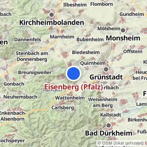 Kartenvorschau Eisenberg (Pfalz)