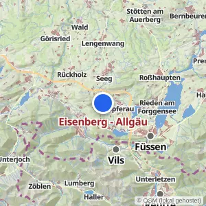 Kartenvorschau Eisenberg - Allgäu
