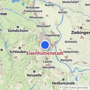 Kartenvorschau Eisenhüttenstadt
