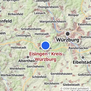 Kartenvorschau Eisingen - Kreis Würzburg