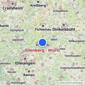 Kartenvorschau Ellenberg - Württ