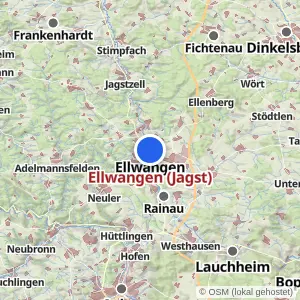 Kartenvorschau Ellwangen (Jagst)
