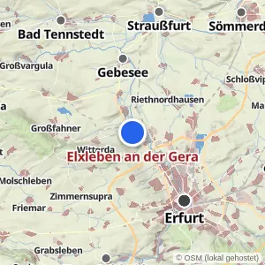 Kartenvorschau Elxleben an der Gera
