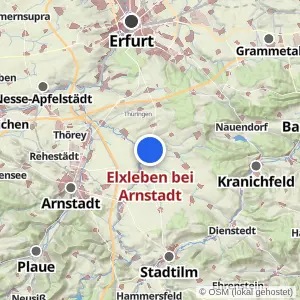 Kartenvorschau Elxleben bei Arnstadt