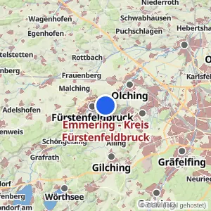 Kartenvorschau Emmering - Kreis Fürstenfeldbruck