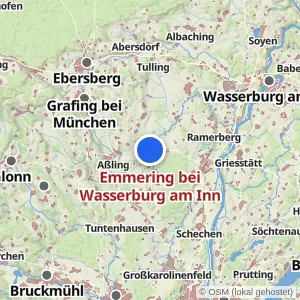 Kartenvorschau Emmering bei Wasserburg am Inn