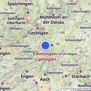 Kartenvorschau Emmingen-Liptingen