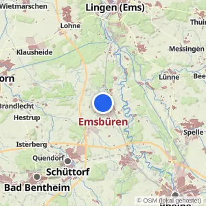 Kartenvorschau Emsbüren