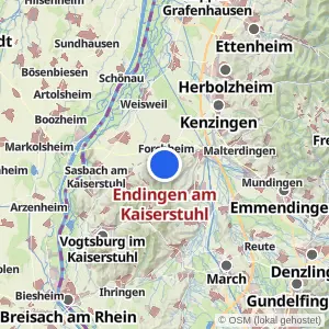Kartenvorschau Endingen am Kaiserstuhl