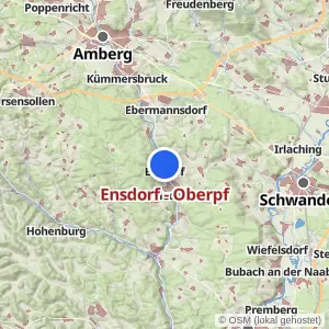 Kartenvorschau Ensdorf - Oberpf