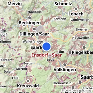 Kartenvorschau Ensdorf - Saar