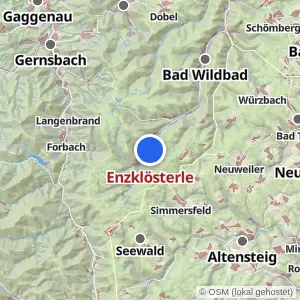 Kartenvorschau Enzklösterle
