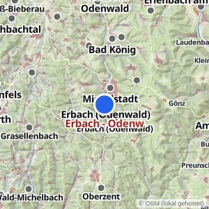Kartenvorschau Erbach - Odenw
