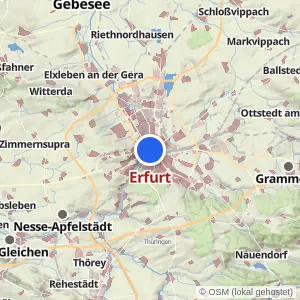 Kartenvorschau Erfurt