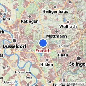 Kartenvorschau Erkrath