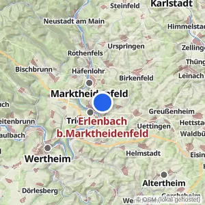 Kartenvorschau Erlenbach b.Marktheidenfeld