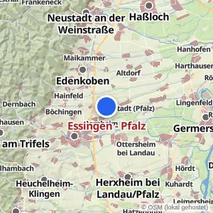 Kartenvorschau Essingen - Pfalz
