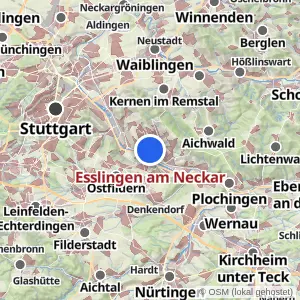 Kartenvorschau Esslingen am Neckar