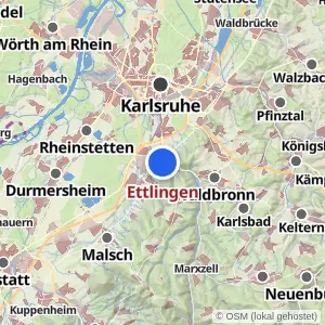 Kartenvorschau Ettlingen