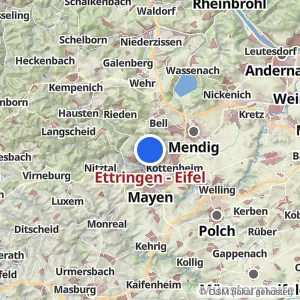 Kartenvorschau Ettringen - Eifel